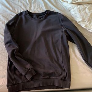 Fabletics Mens Large Phantom Grey Courtside Crew Neck Sweater